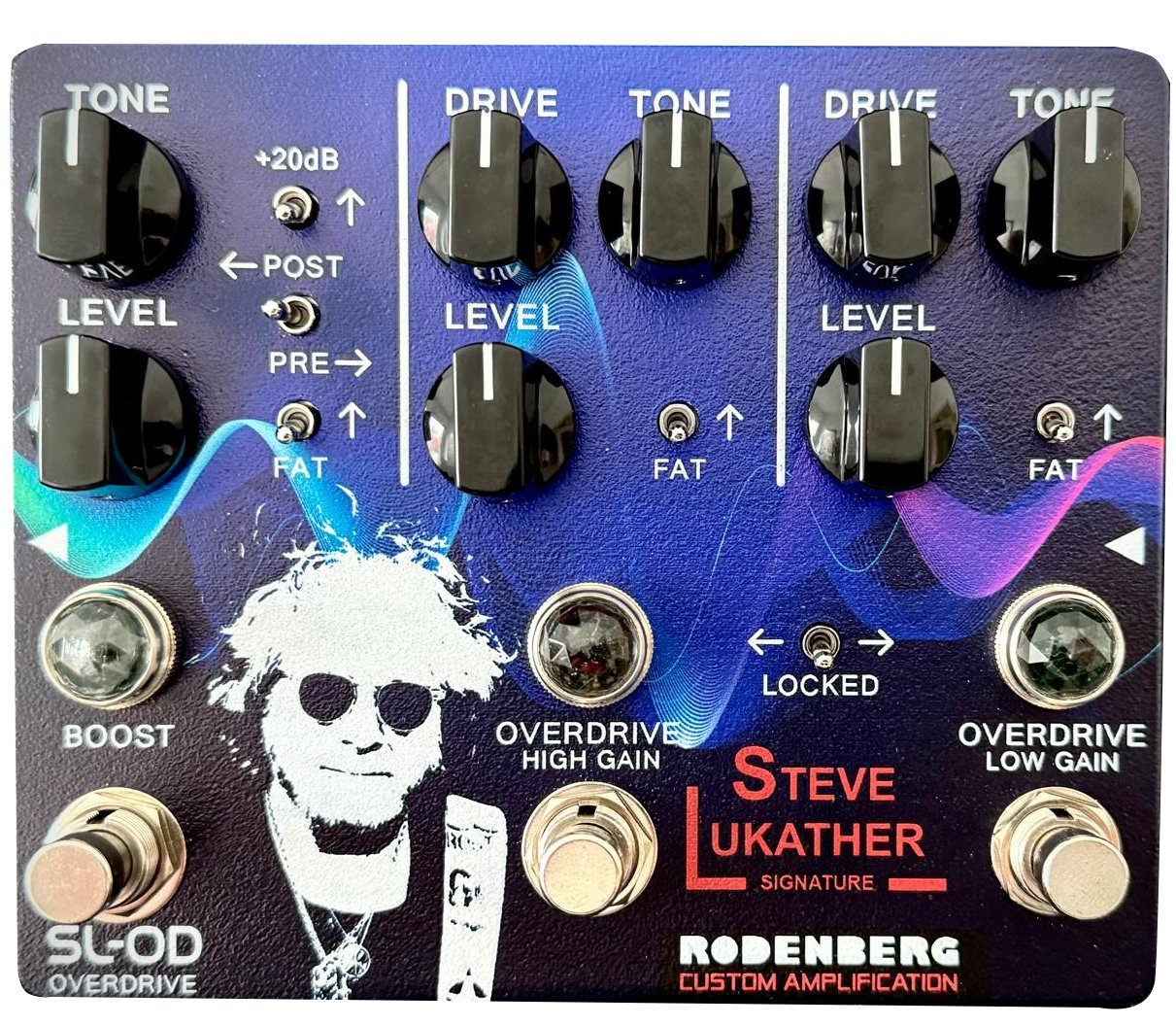 Rodenberg SL-55 Steve Lukather Signature Double Overdrive Boost Pedal